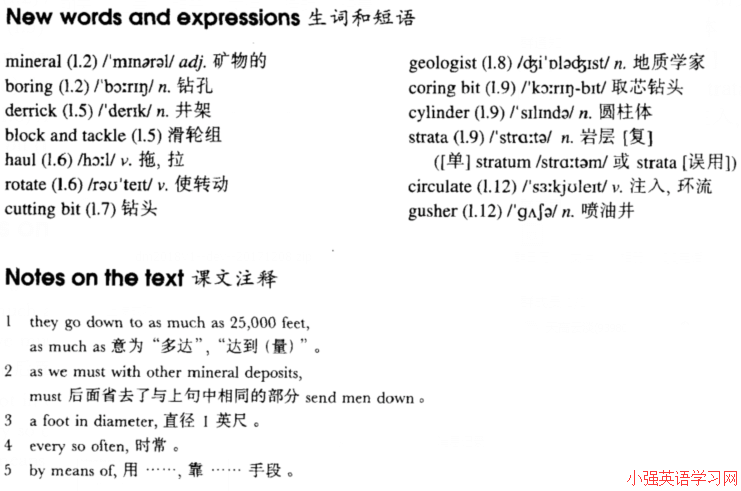 Lesson 13 The search for oil 探寻石油 